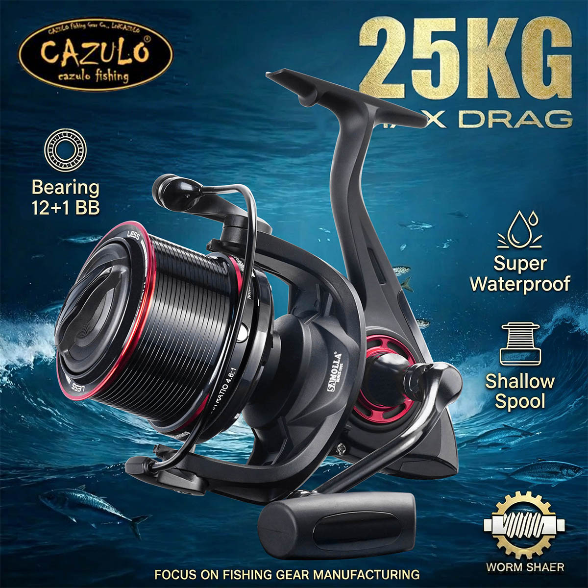 CAZULO Long Cast Spinning Reel - Daiwa Reel Bg 评论和价格