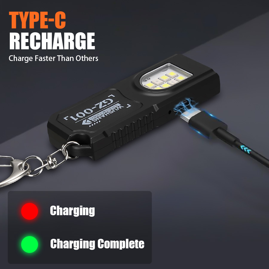 Powerful Mini COB LED Keychain - Fishing Light 评论和价格