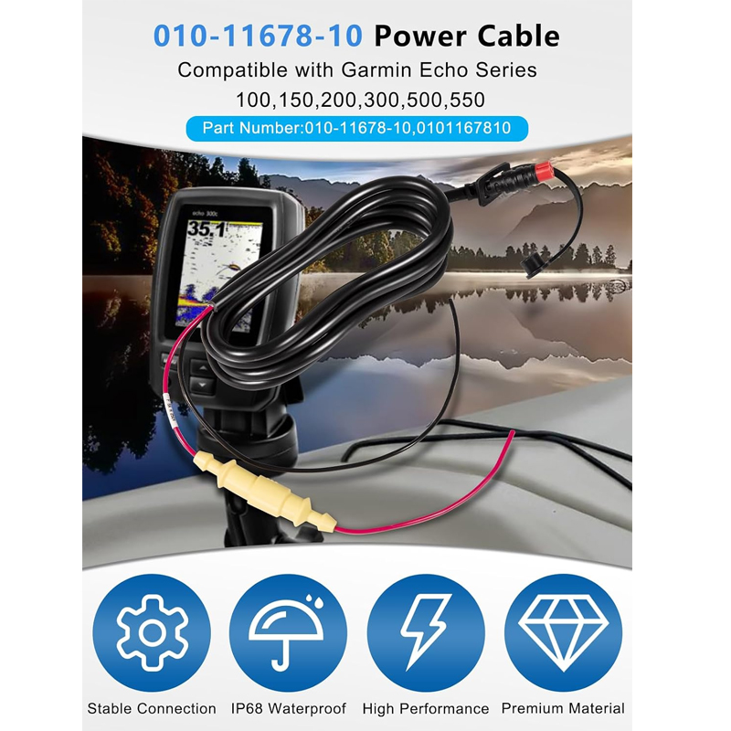 010-11678-10 Marine Power Cabl - Fish Finder Cable 评论和价格