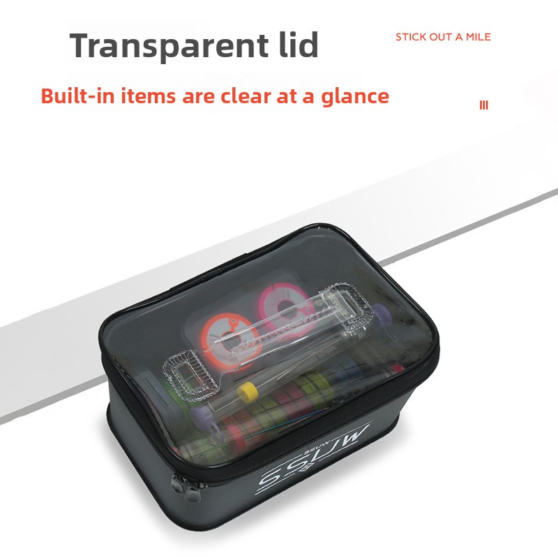 Portable EVA Fishing Tackle Bo - Fish Finder Case 评论和价格