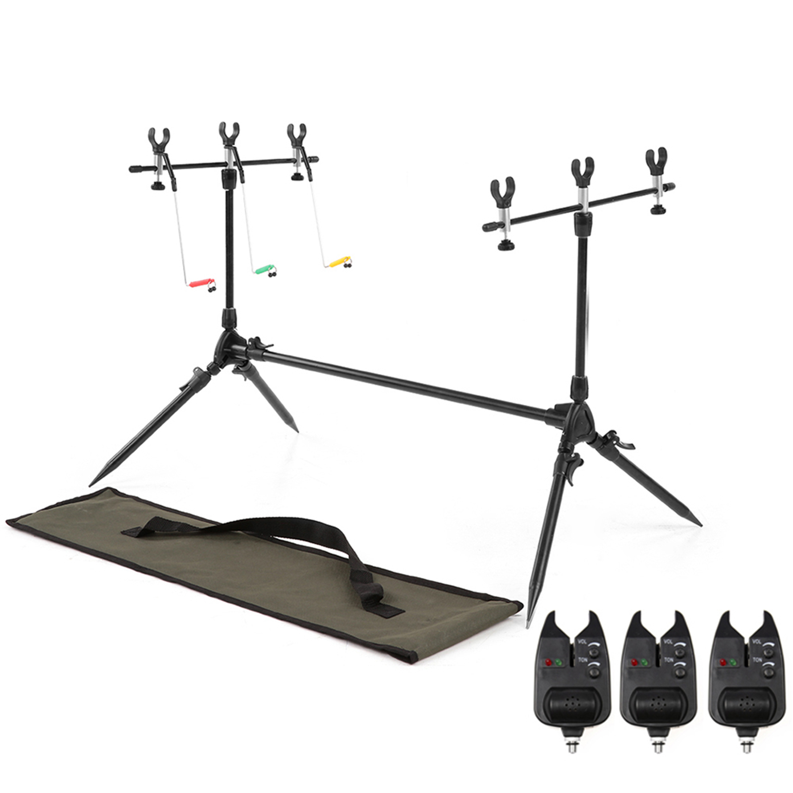 Lixada 3-in-1 Fishing Rod Pod  - Bite Alarm 评论和价格
