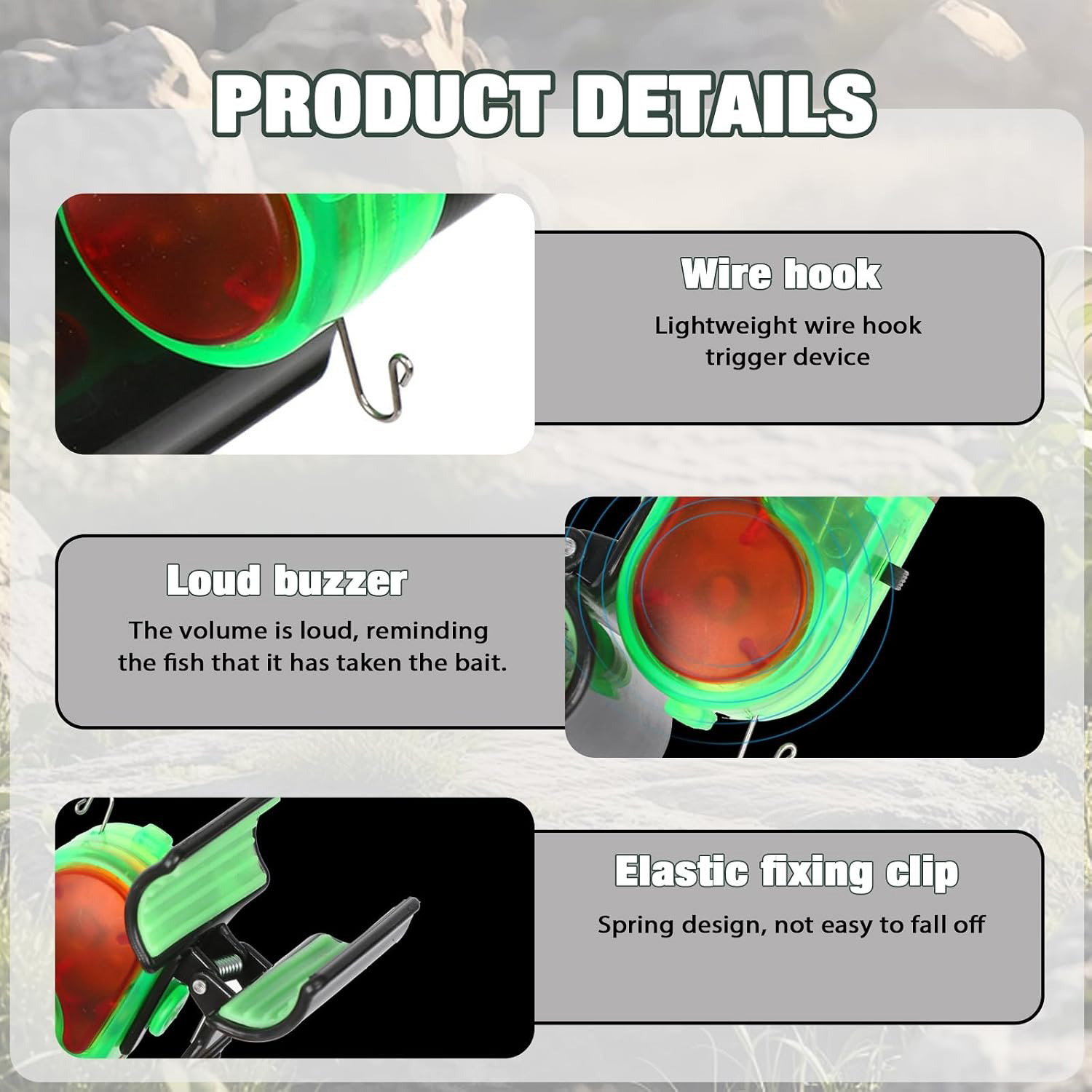 MuqiNush 2/4pcs Fishing Bite A - Fish Alarm 评论和价格