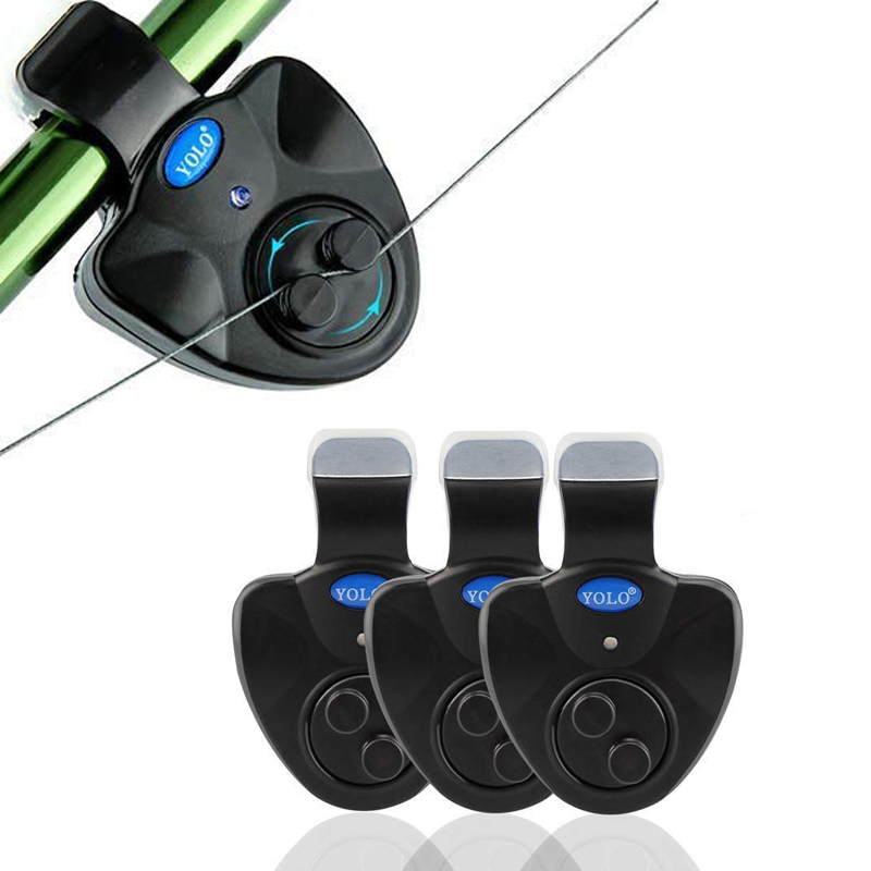 Fishing Rod Bite Alarm LED Ind - Fish Alarm 评论和价格