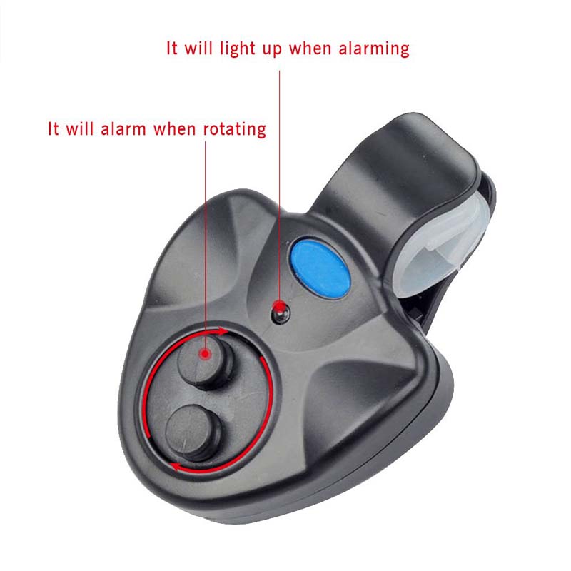Fishing Rod Bite Alarm LED Ind - Fish Alarm 评论和价格