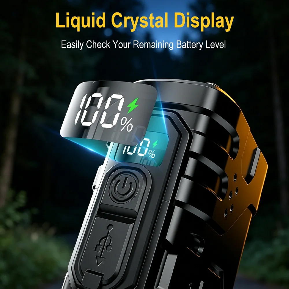 BORUIiT Hand Crank EDC LED Fla - Fishing Light 评论和价格