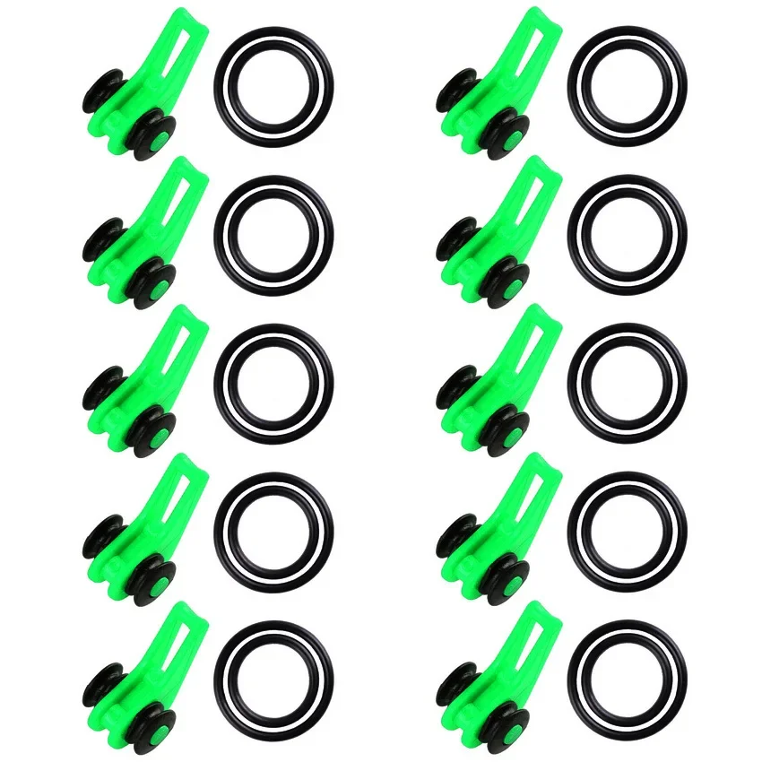 10pcs/lot Fishing Rod Pole Hoo - Fishing Depth Finder 评论和价格