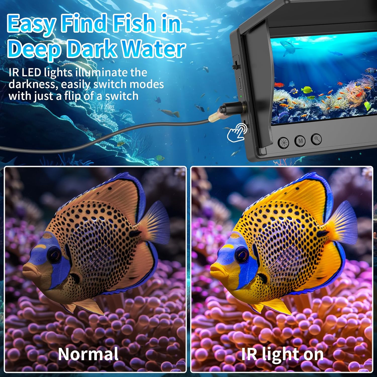 Underwater Fishing Camera 4.3' - Fish Finder Cable 评论和价格