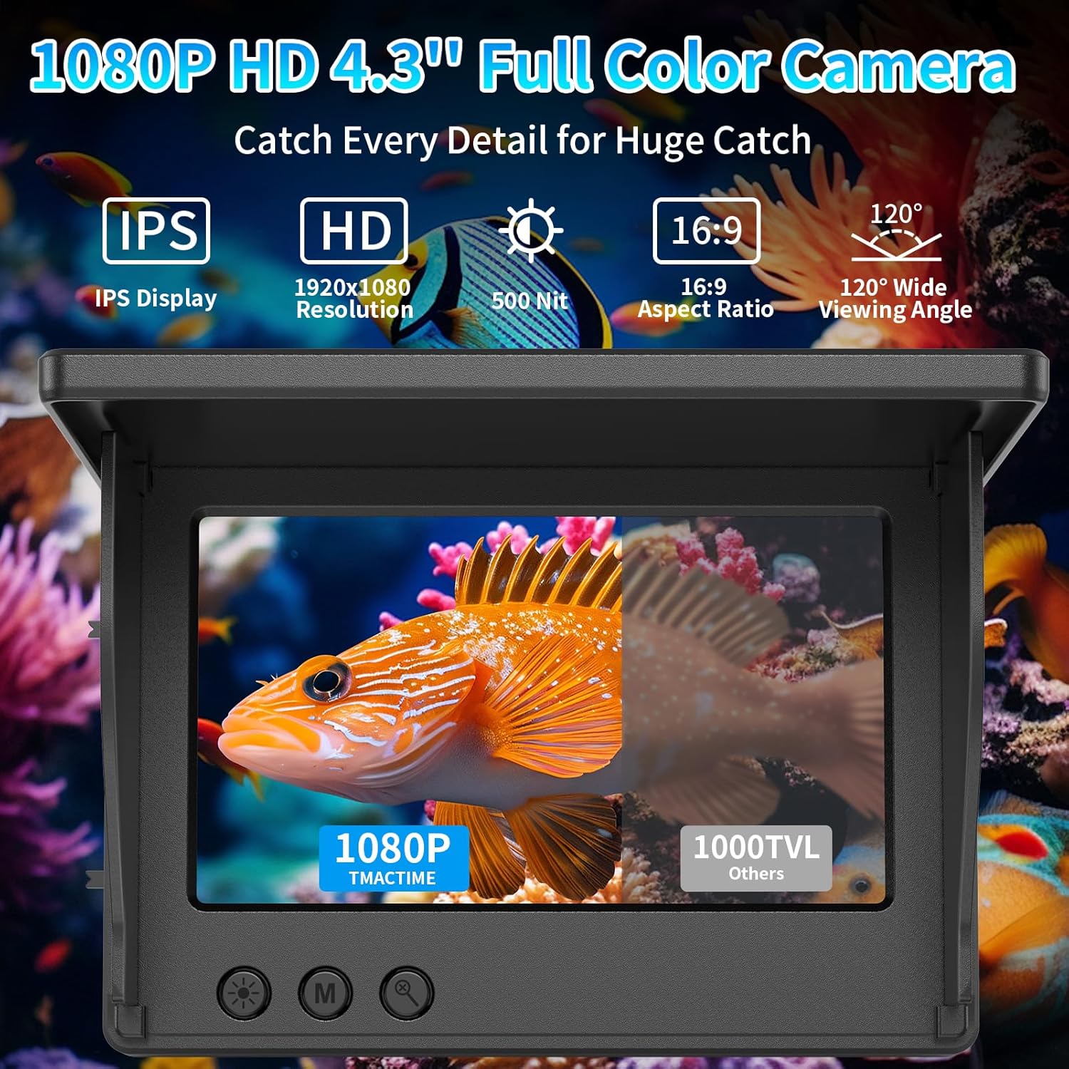Underwater Fishing Camera 4.3' - Fish Finder Cable 评论和价格
